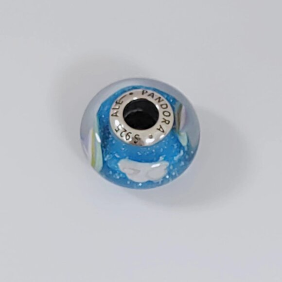 Pandora Iridescent Rainbow Murano Glass Charm Bead with box - Picture 3 of 4